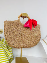 Load image into Gallery viewer, Straw Shopper Bag
