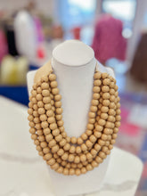 Load image into Gallery viewer, Wood Ball Magnetic Necklace
