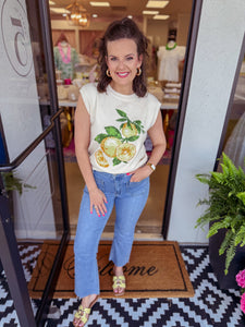 Lemon Sweater Top