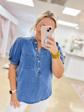 Load image into Gallery viewer, Darcy Denim Top
