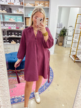 Load image into Gallery viewer, Gina Dress - Plum
