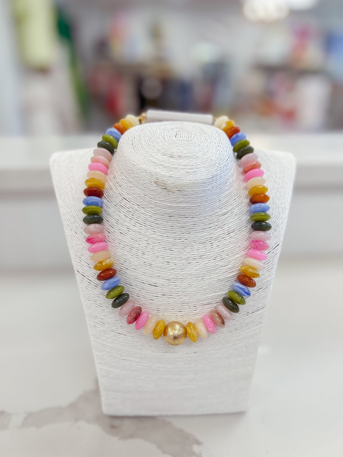 Rondelle Bead Necklace