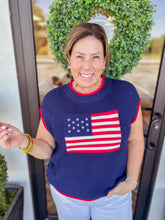 Load image into Gallery viewer, Flag Sweater - Navy
