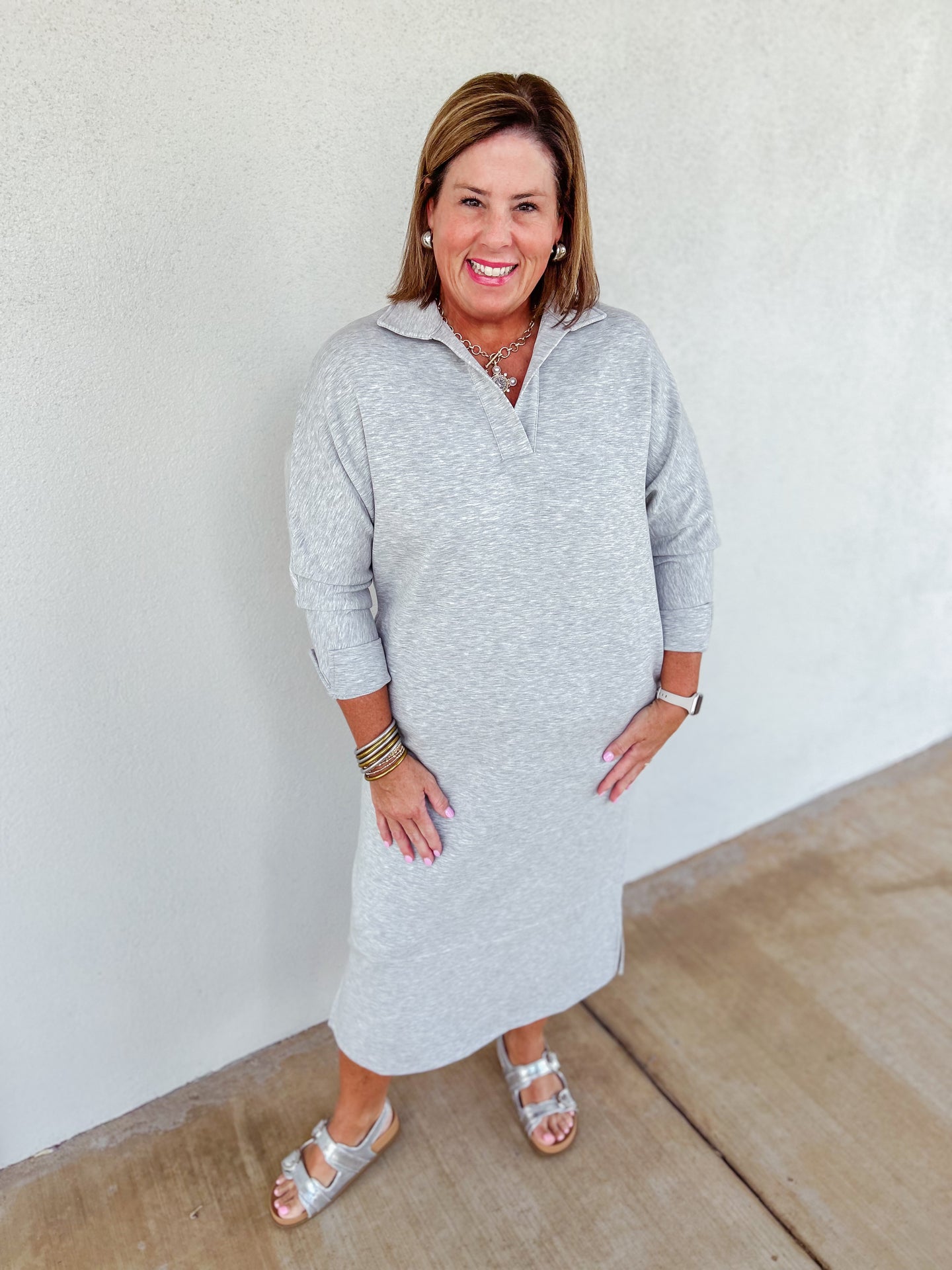 Emory Dress - Grey