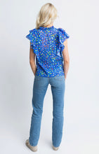 Load image into Gallery viewer, KARLIE Fruit VNeck Ruffle Top
