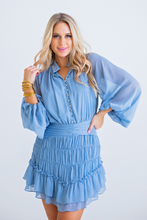 Load image into Gallery viewer, KARLIE Solid Chiffon Dress
