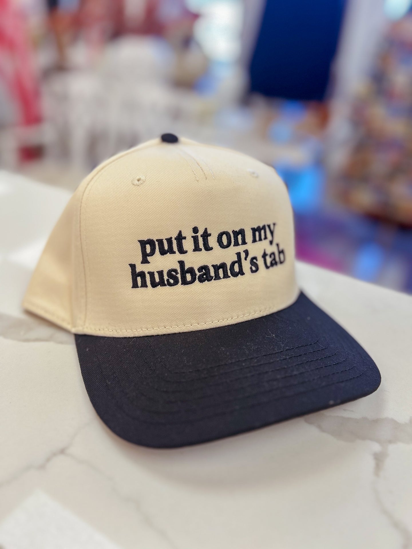 Put it on my Husband Tab Hat