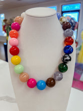 Load image into Gallery viewer, Colorblock Acrylic Beaded Necklace
