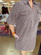 Load image into Gallery viewer, Ruby Brown Dress - Plus Size
