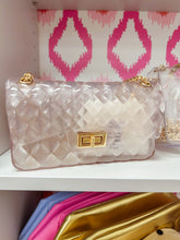 Load image into Gallery viewer, Diamond Pattern Clear Jelly Bag
