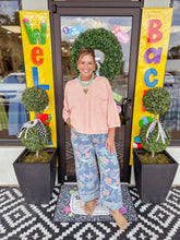 Load image into Gallery viewer, Mineral Washed Button Top - Blush
