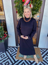 Load image into Gallery viewer, Alexa Sweater Dress - Black
