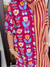 Load image into Gallery viewer, Blakely Tulip/Stripe Midi
