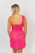 Load image into Gallery viewer, KARLIE Zebra Poplin Wrap Dress
