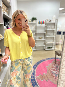 Jamie Cardigan - Lemon