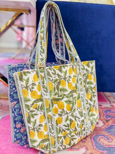 Quilted Tote Bag