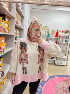 Nutcracker Sequin Pullover