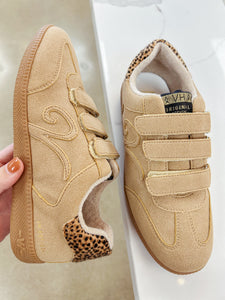 Vintage Havana 3 Strap Camel Sneaker