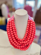 Load image into Gallery viewer, Wood Ball Magnetic Necklace
