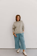 Load image into Gallery viewer, Suzie Side Slit Sweatshirt - Ash Mocha
