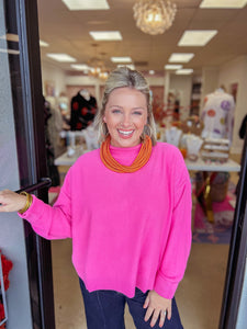 Luxe Buttery Soft Sweater - Pink