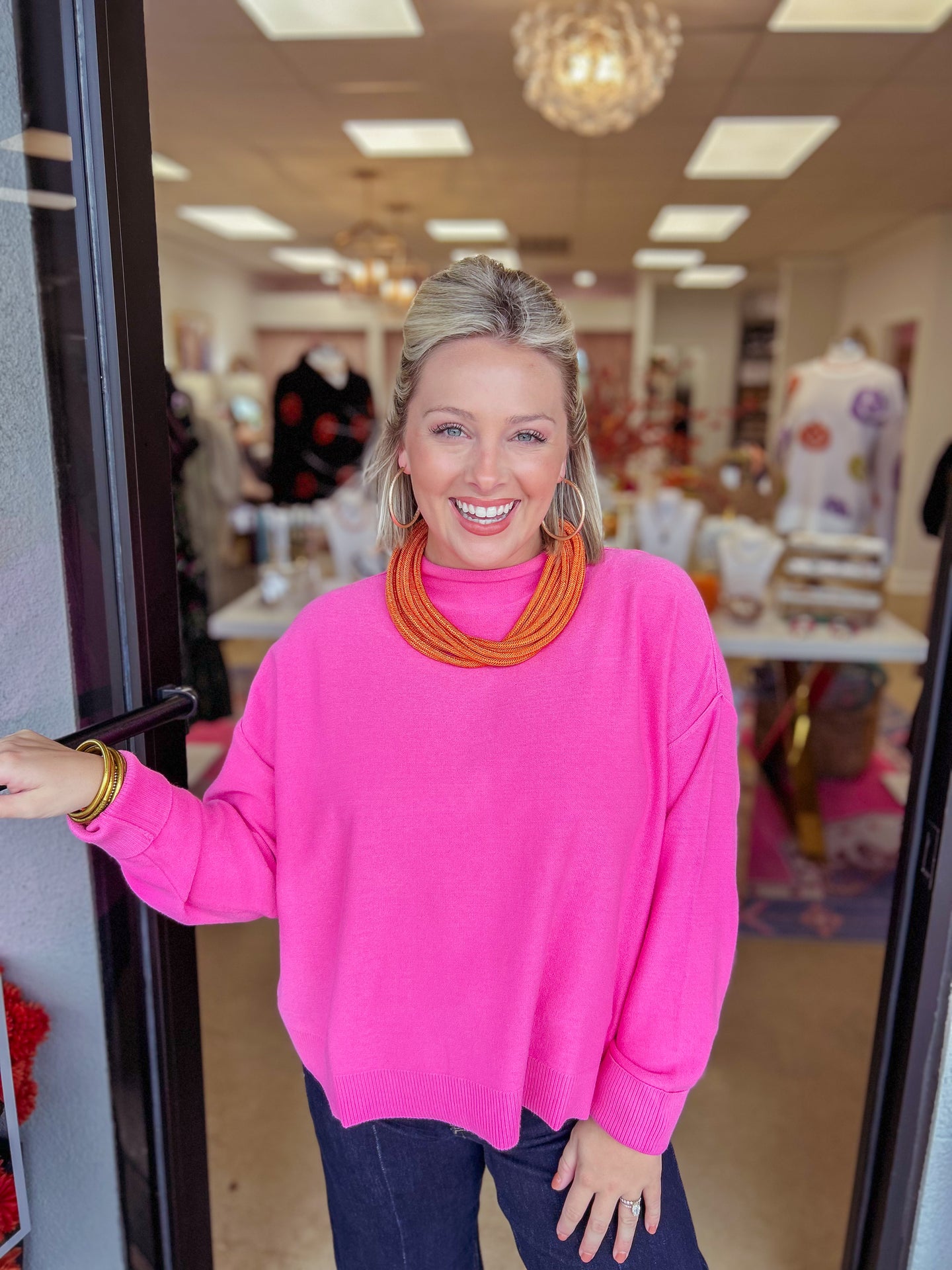 Luxe Buttery Soft Sweater - Pink