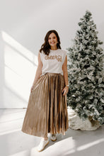 Load image into Gallery viewer, Bronze Holiday Skirt
