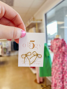 Dainty Bow Earring