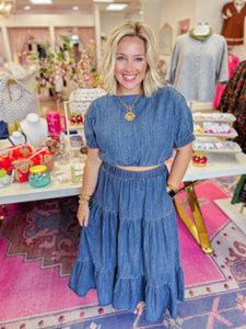 Winning Side Denim Set