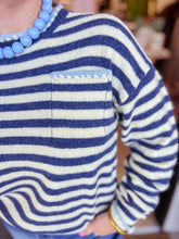 Load image into Gallery viewer, Navy Banana Sweater
