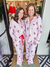 Load image into Gallery viewer, Stripe Santa PJ Set
