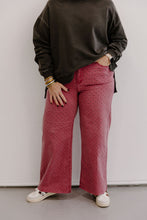 Load image into Gallery viewer, Polka Dot Wash Jean - Mulberry

