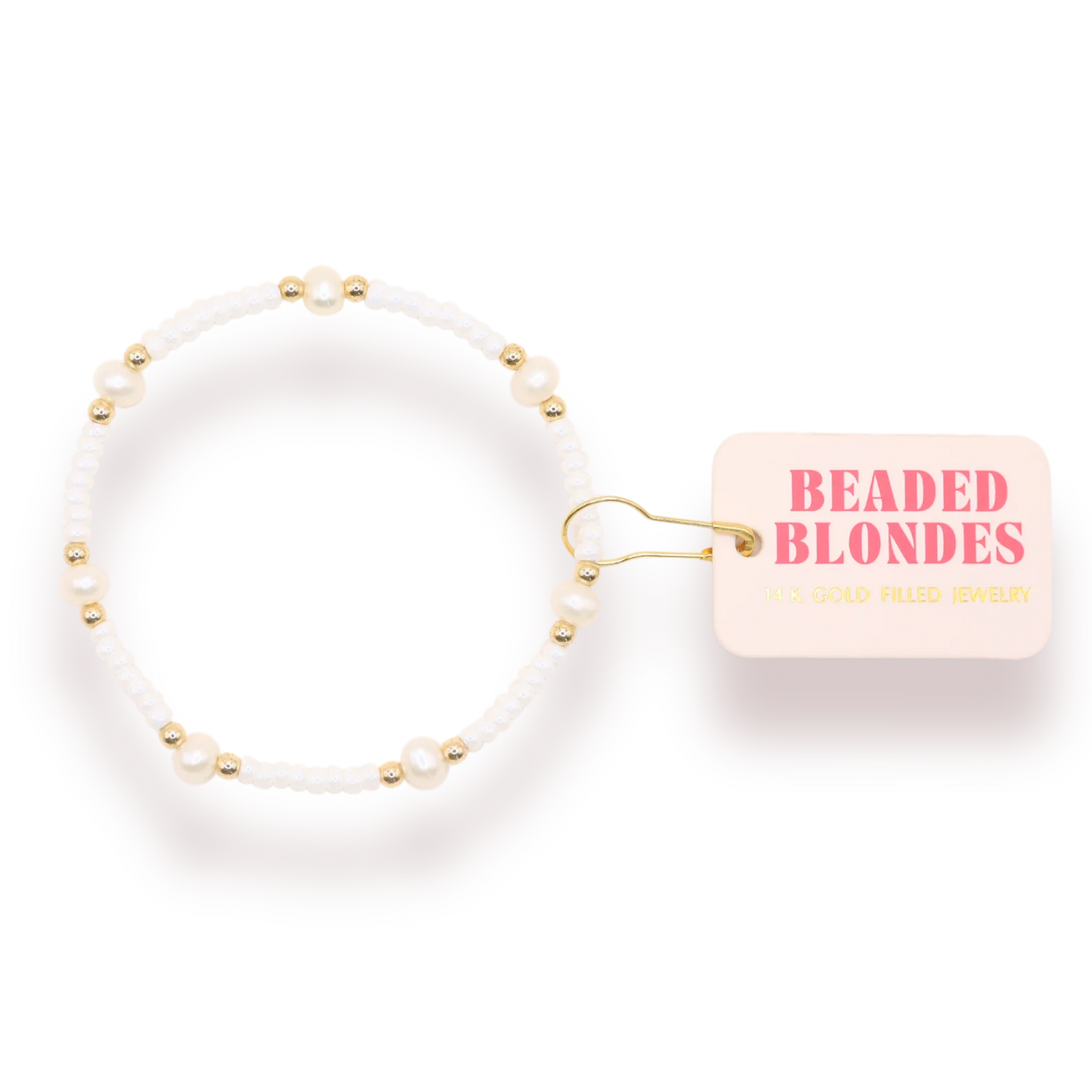 BB Luster White Pearl Bracelet