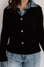 Load image into Gallery viewer, Meredith Knit Denim Cardigan
