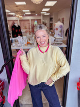 Load image into Gallery viewer, Luxe Buttery Soft Sweater - Yellow
