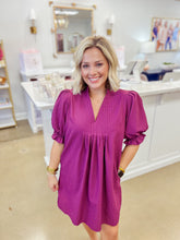 Load image into Gallery viewer, Gable Mini Dress - Berry
