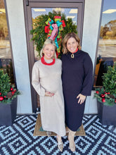 Load image into Gallery viewer, Alexa Sweater Dress - Black
