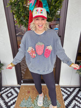 Load image into Gallery viewer, Fruit Patch Wash Sweatshirt - Blueberry
