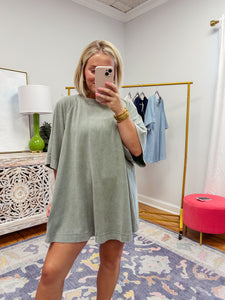 Jay Oversized Tunic - Green