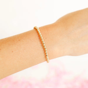 BB - 4mm beaded bracelet
