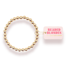 Load image into Gallery viewer, BB 6MM Gold Bracelet - Extended
