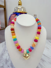 Load image into Gallery viewer, Beaded Heart Necklace
