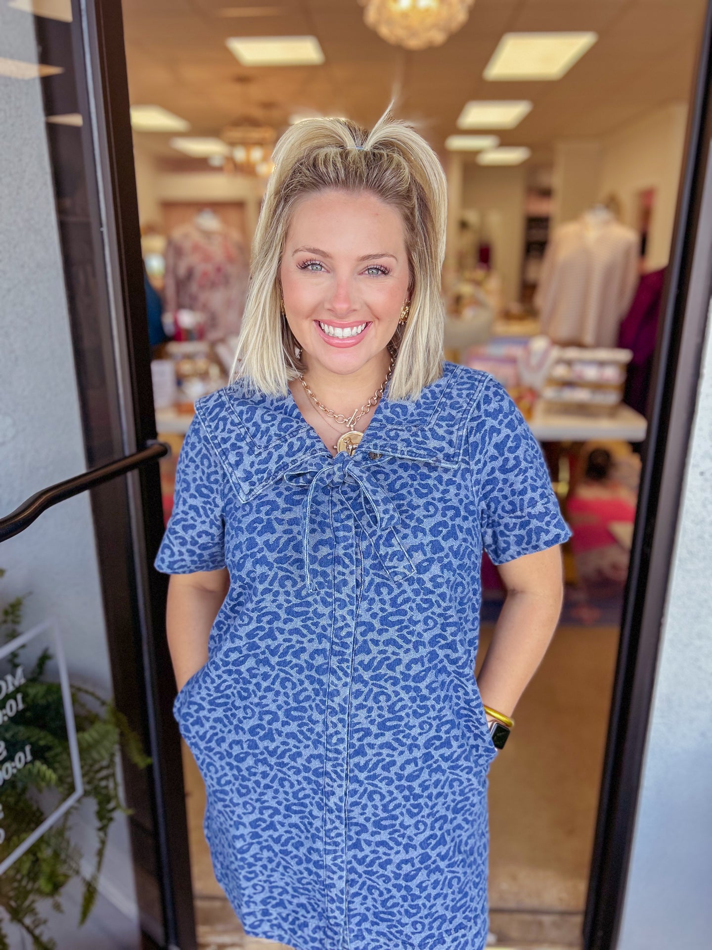 Denim All Day Mini Dress
