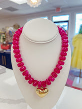 Load image into Gallery viewer, Beaded Heart Necklace
