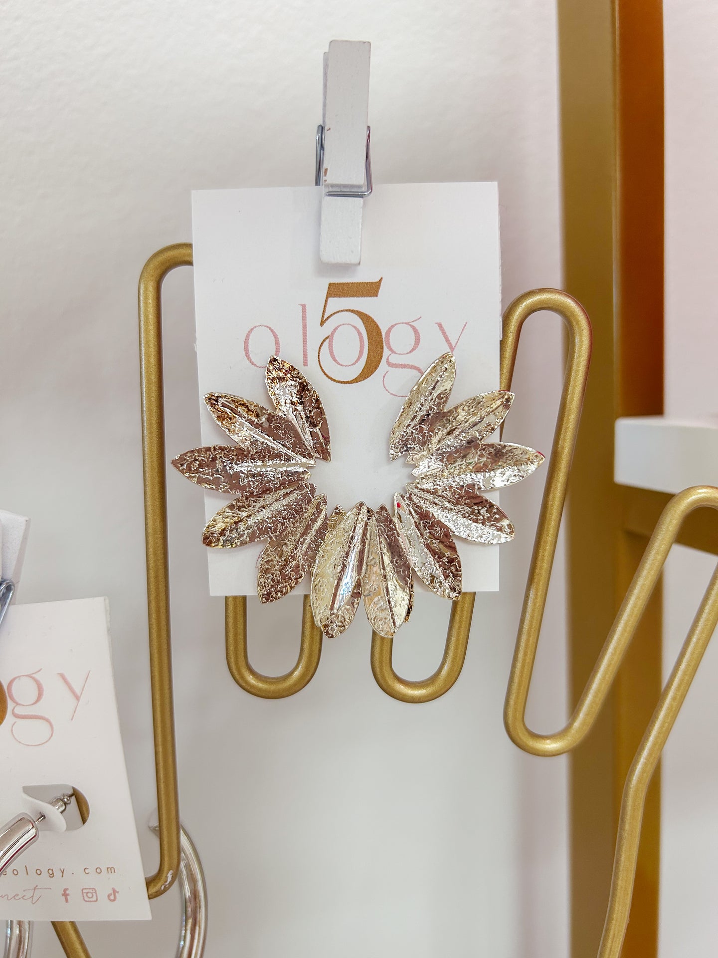 Silver Leaf Earrings