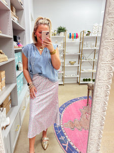 Kinney Midi Skirt - Magenta