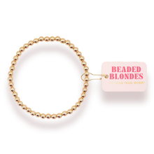 Load image into Gallery viewer, BB 4MM Gold Bracelet - Extended
