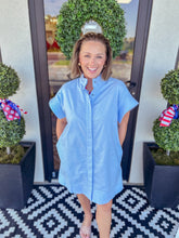 Load image into Gallery viewer, Becki Dress - Chambray
