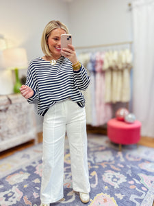 Beth Striped Sweater