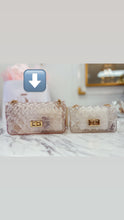 Load image into Gallery viewer, Diamond Pattern Clear Jelly Bag
